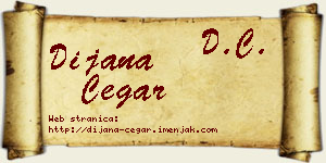 Dijana Čegar vizit kartica